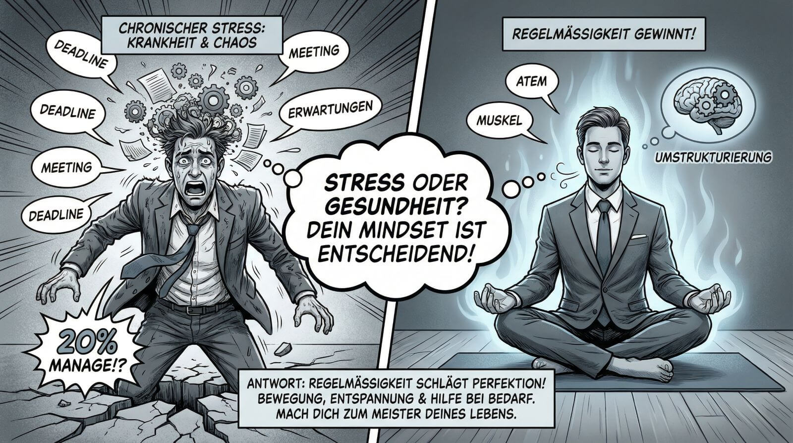 Die wichtigsten Takeaways der Stressbewältigung